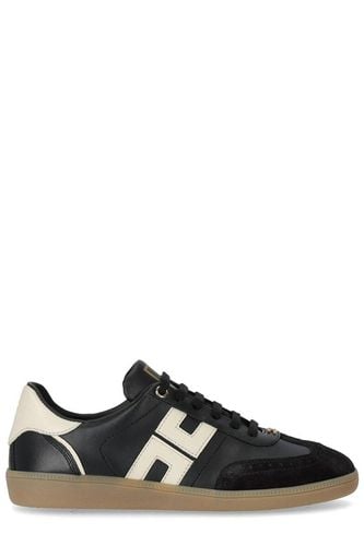 Logo Patch Lace-up Sneakers - Elisabetta Franchi - Modalova