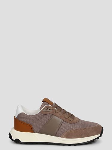 Leather And Technical Fabric Sneakers - Tod's - Modalova