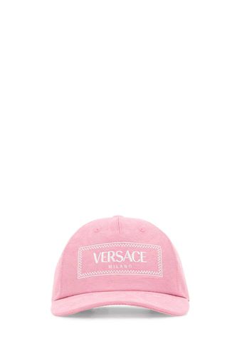 Versace Pink Cotton Baseball Cap - Versace - Modalova