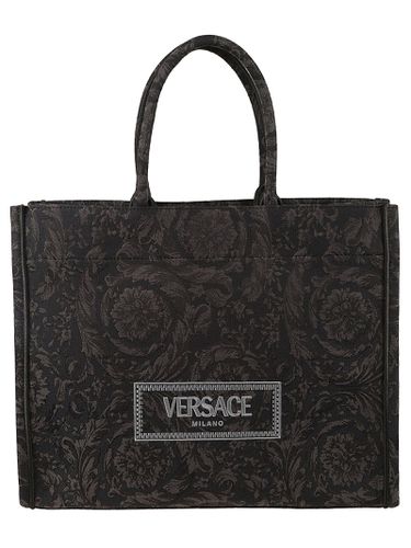 Versace Logo Patch Tote - Versace - Modalova