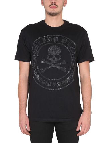 Philipp Plein Crewneck T-shirt - Philipp Plein - Modalova