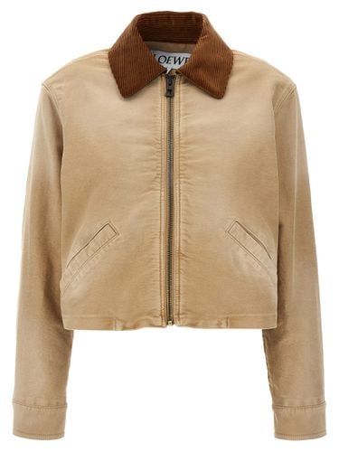 Loewe Satin Velvet Collar Jacket - Loewe - Modalova