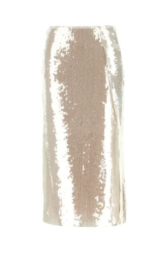 Genny Ivory Polyester Blend Skirt - Genny - Modalova