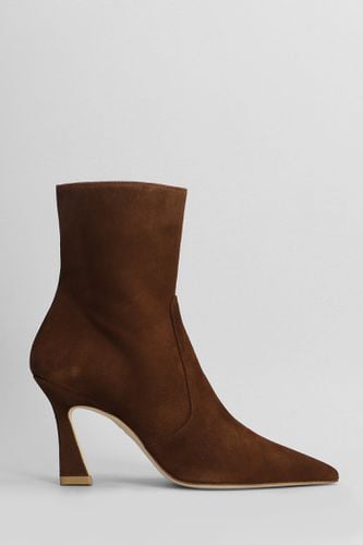 Vinnie High Heels Ankle Boots In Suede - Stuart Weitzman - Modalova