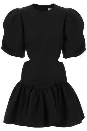 Mini Dress With Balloon Sleeves And Cut-outs - MSGM - Modalova