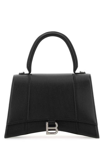 Black Leather Hourglass Handbag - Balenciaga - Modalova