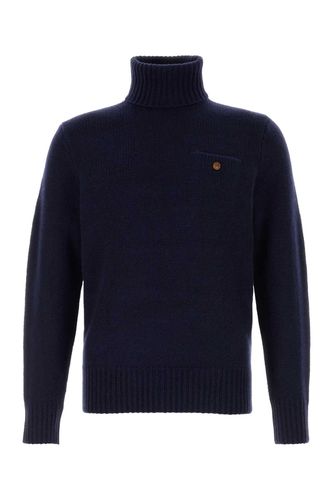 Navy Blue Wool Blend Sweater - Polo Ralph Lauren - Modalova