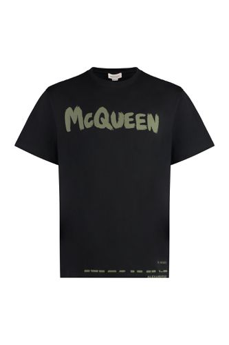 Cotton Crew-neck T-shirt - Alexander McQueen - Modalova