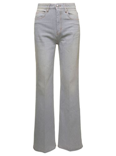 Five-pocket Bootcut Jeans In Cotton Denim Woman - Ami Alexandre Mattiussi - Modalova