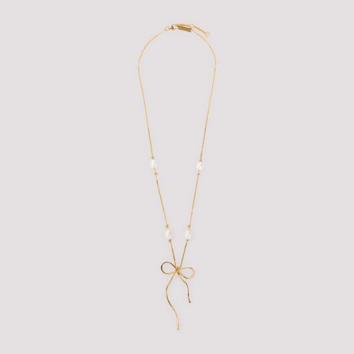 Marni Brass And Pearl Necklace - Marni - Modalova