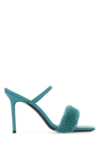 BY FAR Turquoise Leather Ada Mules - BY FAR - Modalova