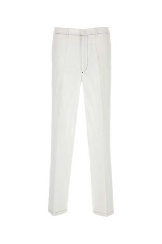 Prada White Linen Pant - Prada - Modalova