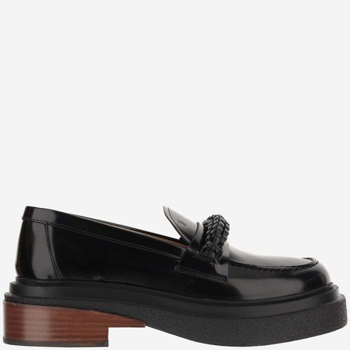 Tod's Leather Loafers With Weave - Tod's - Modalova