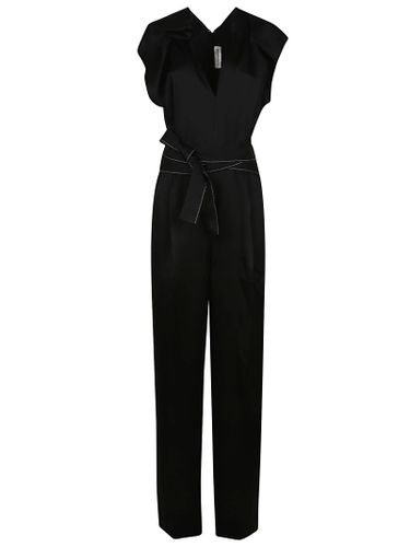 Draped Pleat Jumpsuit - Victoria Beckham - Modalova