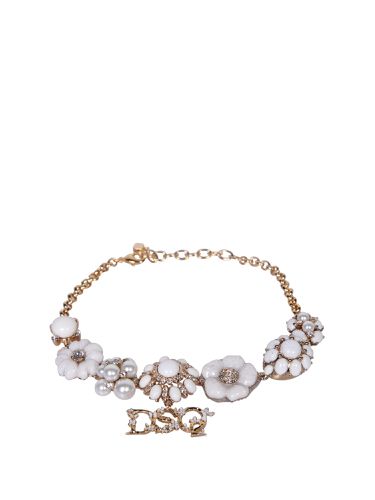 Embellished Logo Charm Chain-linked Necklace - Dsquared2 - Modalova