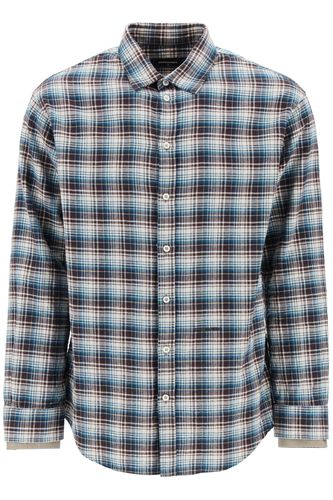 Check Shirt With Layered Sleeves - Dsquared2 - Modalova