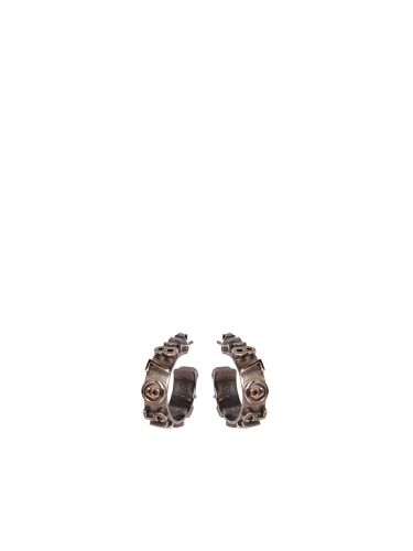 New Logo Dark Earrings - MM6 Maison Margiela - Modalova