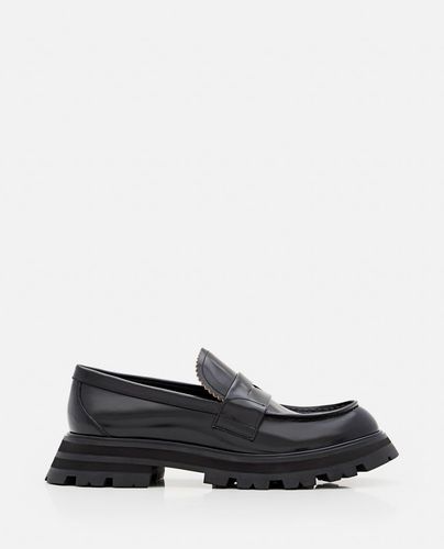 Mm Brushed Leather Track Loafers - Alexander McQueen - Modalova