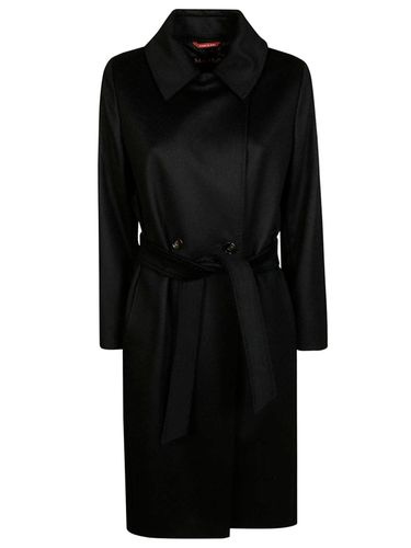 Long Double-breasted Coat - Max Mara Studio - Modalova