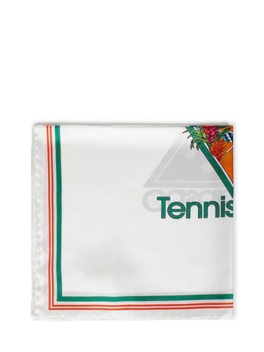 Tennis Club Icon Medium Scarf - Casablanca - Modalova