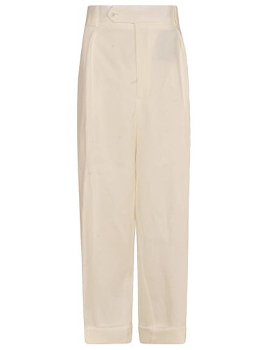 Wrap Straight Trousers - Giorgio Armani - Modalova