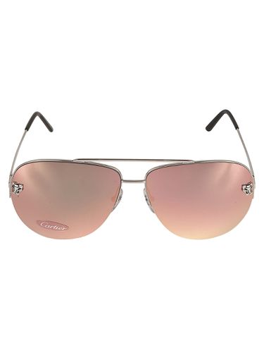 Aviator Classic Sunglasses - Cartier Eyewear - Modalova