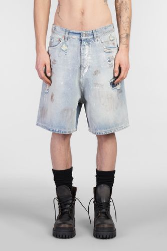 VETEMENTS Shorts In Blue Denim - VETEMENTS - Modalova