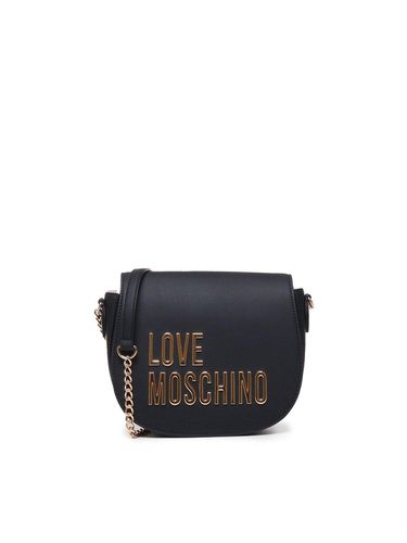 Logo Lettering Chain Linked Crossbody Bag - Love Moschino - Modalova
