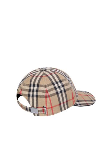 Burberry Check Pattern Baseball Cap - Burberry - Modalova