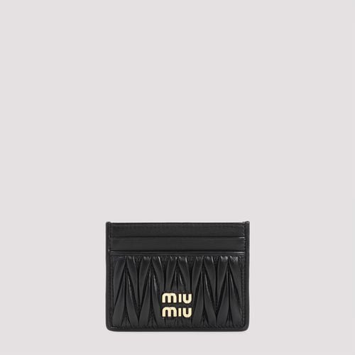 Miu Miu Lamb Leather Cardholder - Miu Miu - Modalova