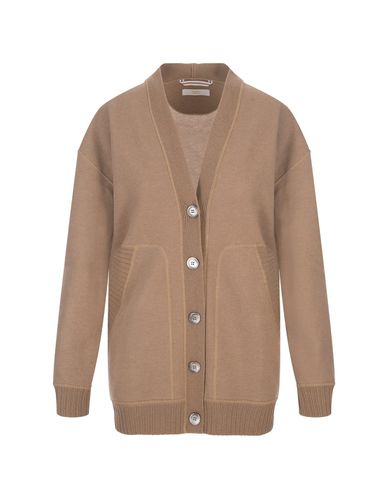 Maxi Cardigan With Buttons In Camel Cashmere - Fedeli - Modalova