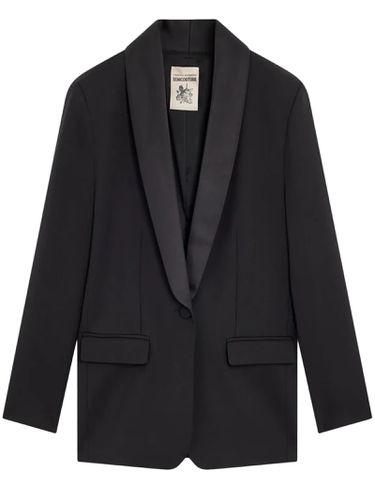 Combed Wool Single-breasted Jacket - SEMICOUTURE - Modalova