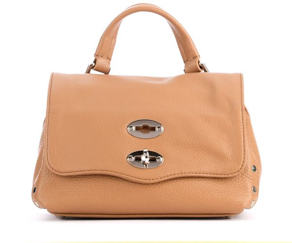 Postina Daily Baby Bag In -colored Grained Leather - Zanellato - Modalova