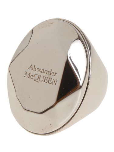Faceted Stone Ring - Alexander McQueen - Modalova