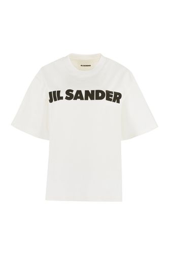 Jil Sander Logo Cotton T-shirt - Jil Sander - Modalova