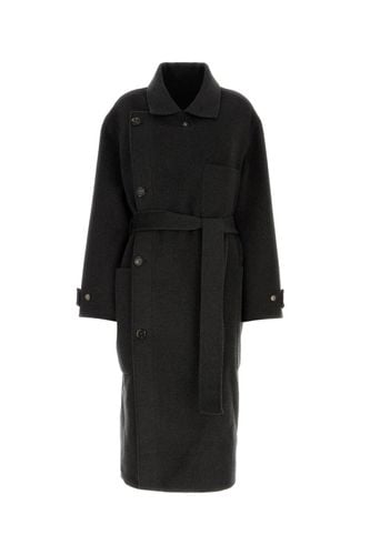 Belted Long-sleeved Coat - Philosophy di Lorenzo Serafini - Modalova