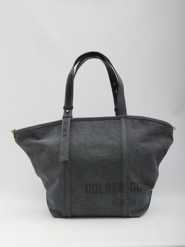 Golden Goose Canvas Shopping Bag - Golden Goose - Modalova