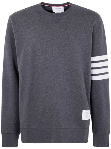 Classic Sweatshirt With Engineered 4 Bar In Classic Loop Back W/ Engineered 4 Bar - Thom Browne - Modalova