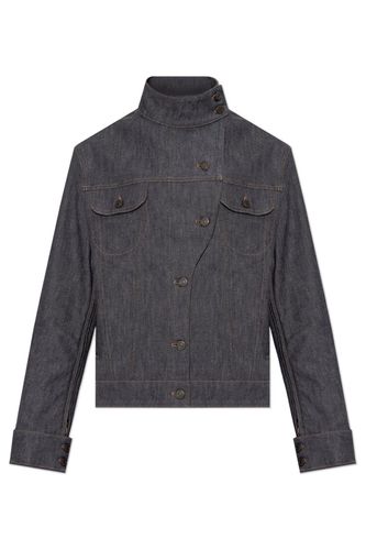 Motorcycle Button-up Denim Jacket - Courrèges - Modalova