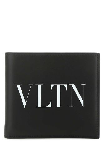 Black Leather Vltn Wallet - Valentino Garavani - Modalova