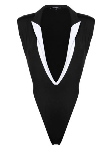 Balmain V Neck Swimsuit - Balmain - Modalova