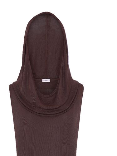 Saint Laurent Viscose Hooded Top - Saint Laurent - Modalova