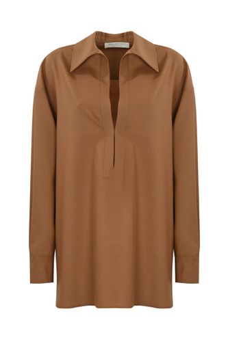 Long Wool Blouse - Philosophy di Lorenzo Serafini - Modalova