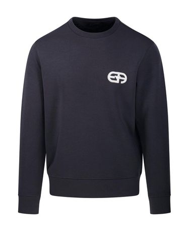 Logo Patch Crewneck Sweatshirt - Emporio Armani - Modalova