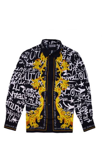 All-over Printed Straight Hem Shirt - Versace Jeans Couture - Modalova