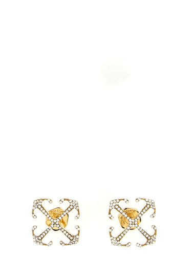 Off-White Mini Arrow Earrings - Off-White - Modalova