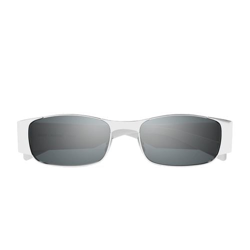 Saint Laurent Sl 738 Linea Sl Logo 001 Silver Silver Sunglasses - Saint Laurent Eyewear - Modalova