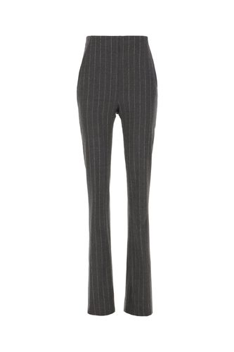 Embroidered Stretch Wool Pants - Genny - Modalova