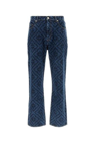 Casablanca Printed Denim Jeans - Casablanca - Modalova