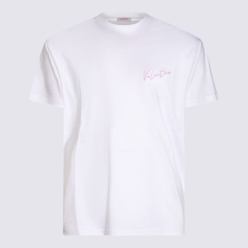 Valentino White Cotton T-shirt - Valentino - Modalova